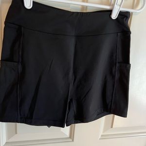 Black Biker Shorts